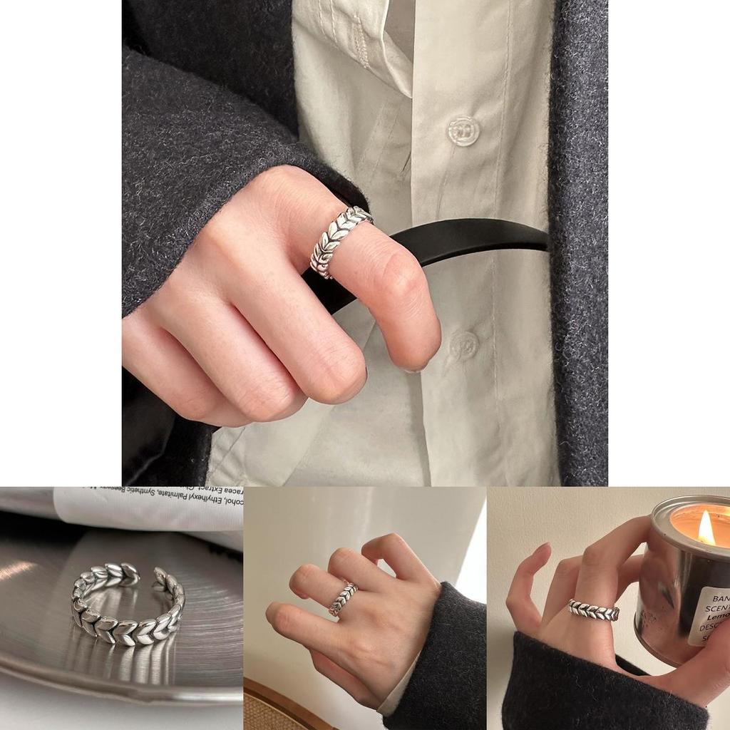 Unique Vintage Heart Shaped Ring For Women Fashionable Adjustable Copper Band 2023