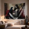 Gothic dark aesthetic Digital printing polyester wall tapestry suitable for use in living rooms bedrooms offices bars party