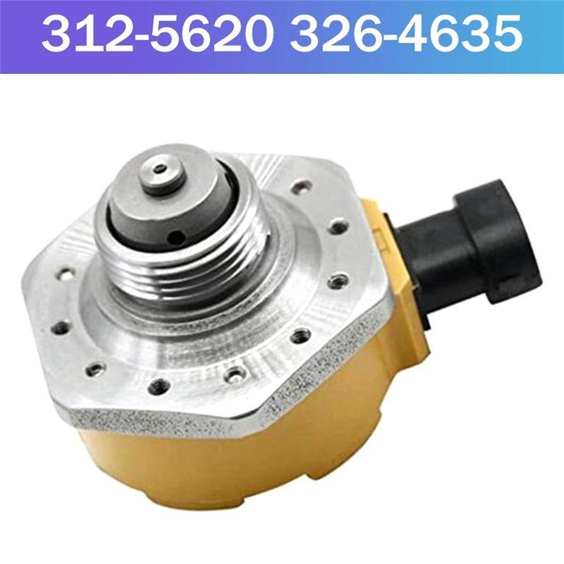 Authentic Electronic Solenoid Valve Complete For Caterpillar 320D Fuel Pump 326-4635 C6.6 C6.4 For PERK / CAT 1106 312-5620