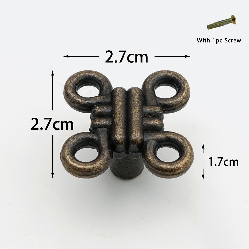 1pc Zinc Alloy Vintage Cabinet Knobs Decorative Animal Shape Cabinet Handle DIY Furniture Hardware Drawer Pull Handles Wardrobe