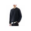 Anta Training Series Solid Color Round Neck Comfortable Breathable Versatile Casual Fleece Sweatshirt Men Sweatshirt Basic-Black 952447704-5
