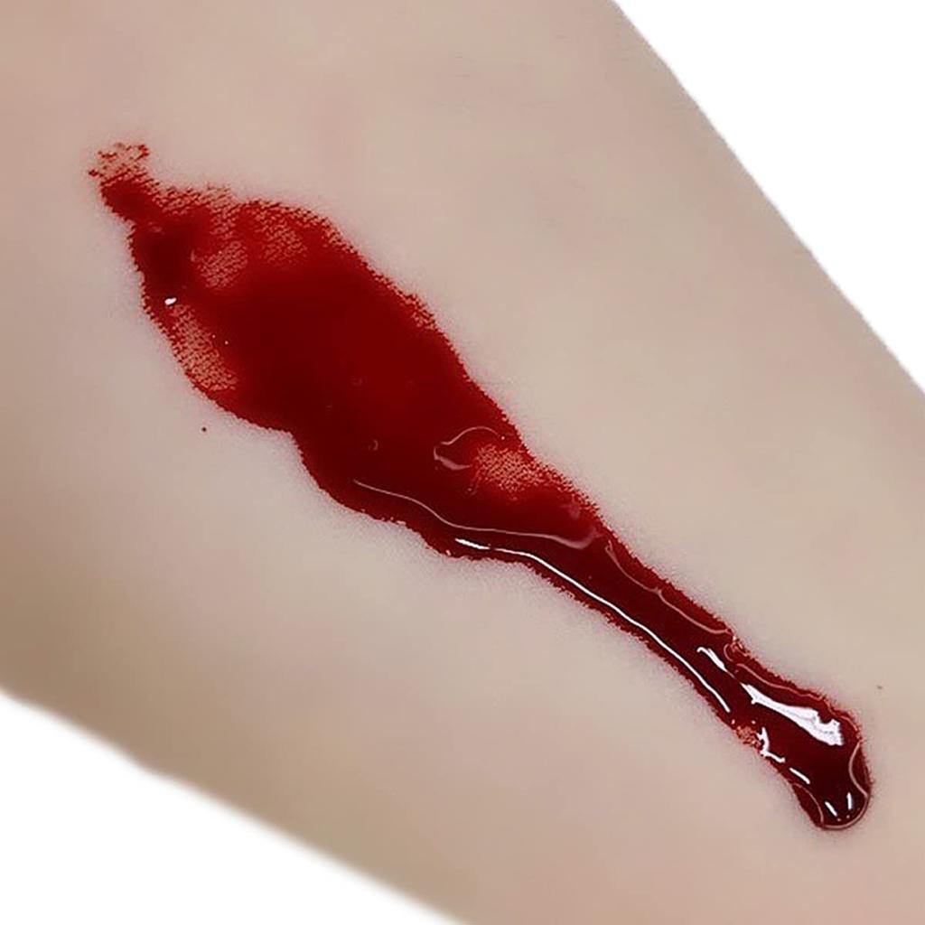 Stage Shop Elegancka Czerwona Krew Klej Usuwalny Zmywalny Klej Krwi Wyprodukowano w Japonii Cosplay Makijaż Specjalny Wydarzenie 500ml Krew Karmazynowa (R-05)