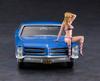 Hasegawa 1966 American Coupe Type P Girls Figure Plastic Model SP424 1/24 w/Blonde