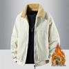 Men's Corduroy Velvet-Lined Winter Jacket - Trendy Casual Lapel Style 2025
