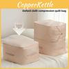 Sac de rangement matelassé moderne et simple en tissu Oxford pour ranger couvre-lit et couette