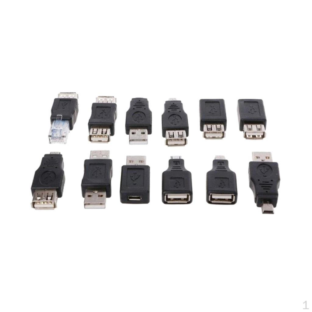 

12 шт. OTG USB-конвертеры «папа-мама» Micro Mini