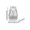 Hiking Backpack Camping Adjustable Strap Versatile Travel Daypack Outdoor Bag for
