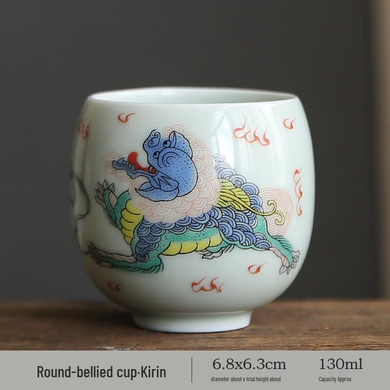 Retro Chinese Ceramic Master Teacup