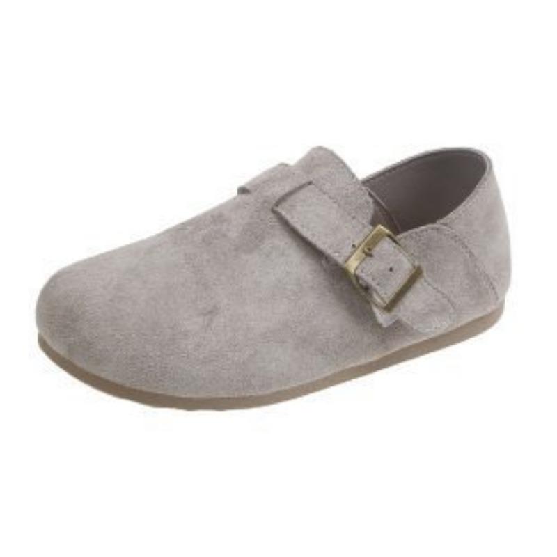 

Women s shoes are all-inclusive, new spring and autumn fashion outer wear, bag head dragging one pedal, flat-bottomed loafer single shoes for women 35 серый