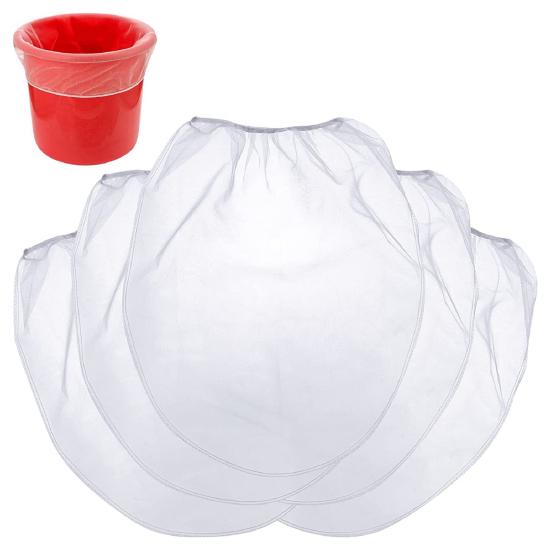 Paint Liquid Strainer Filter Bag Large Capacity Fine Mesh Design Elastic Paint Liquid Strainer Filtering Bag Accessories
