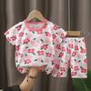 Baby Cotton T Shirt And Shorts Set With Animal Prints For Summer Toddler Wear