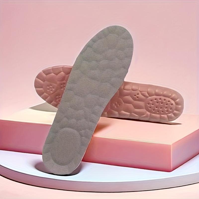 2 Pairs of High Elastic Shock-absorbing Sports Insoles Ultra-soft, Flexible, No Standing for A Long Time, Anti-sweat and Breathable, No Smelly Feet