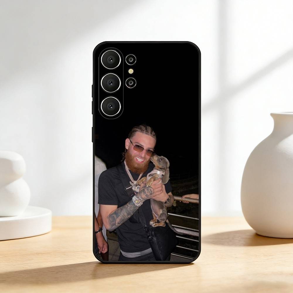 Rapper H-Hades 66 Phone Case For Samsung S26,S25,24,23,22,30,21,10,9,Ultra,Plus,Lite,Black Soft Case