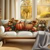 Cuscini Decorativi Raccolta Autunnale Zucca Retro Federe Cuscino Copricuscino Girasole Cuscino da Lancio Copricuscino Divano Decor