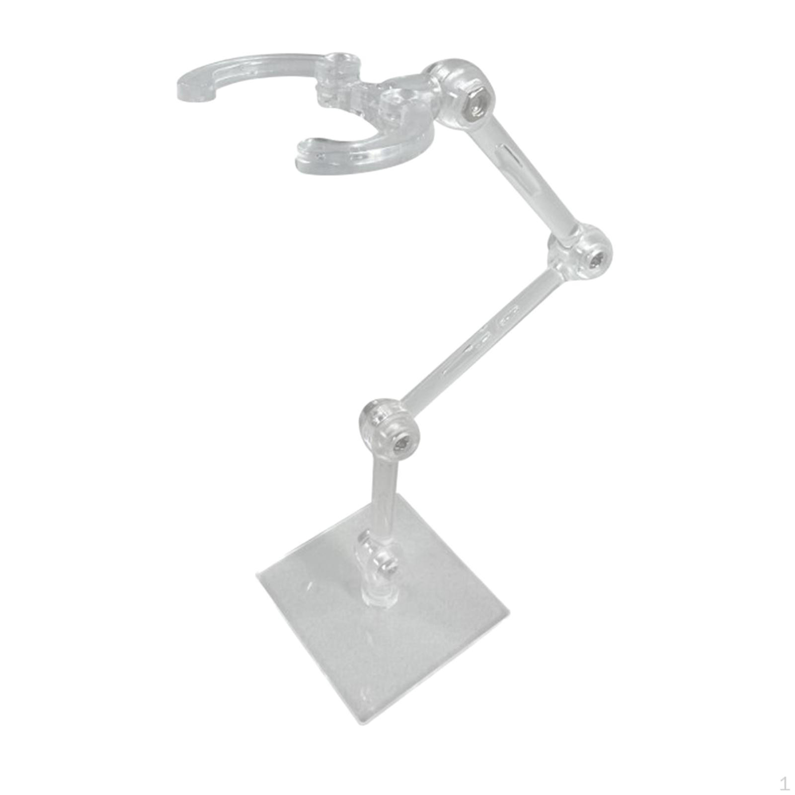 

Base Display Stand Flexible Adjustable for 6 Doll Clear