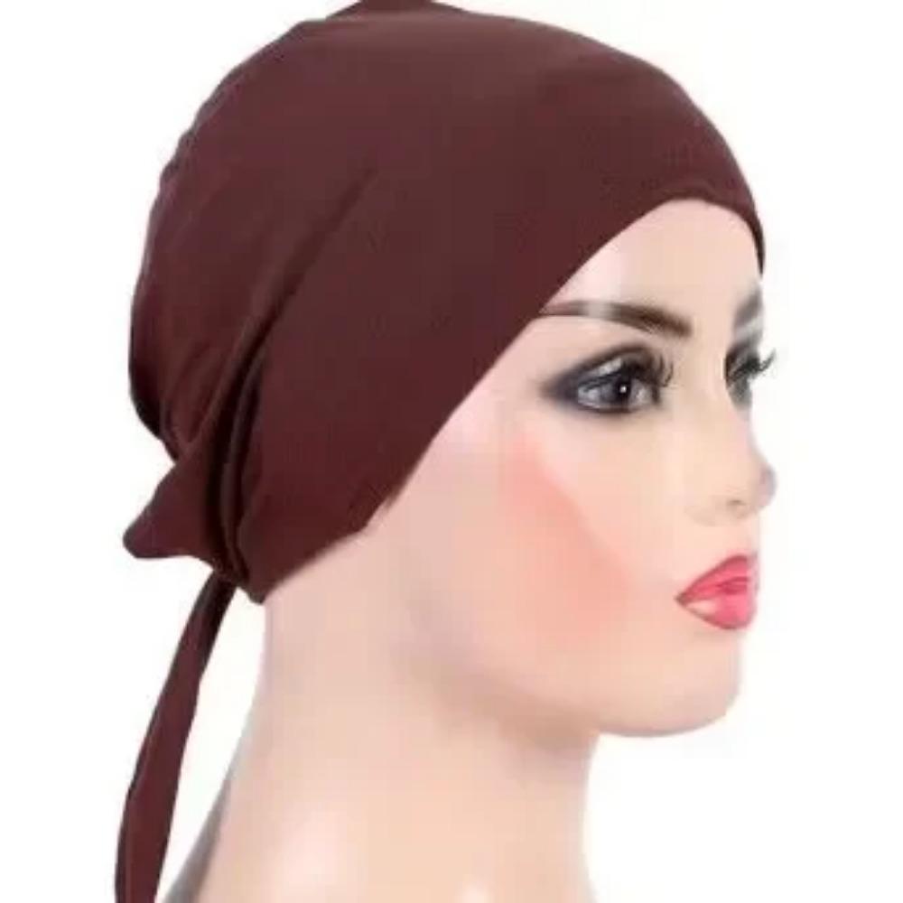 

Полностью закрывающая внутренняя мусульманская хлопковая шапочка-хиджаб, исламский головной убор, шапка, подплаток, боне, турецкие платки, мусульманский головной убор