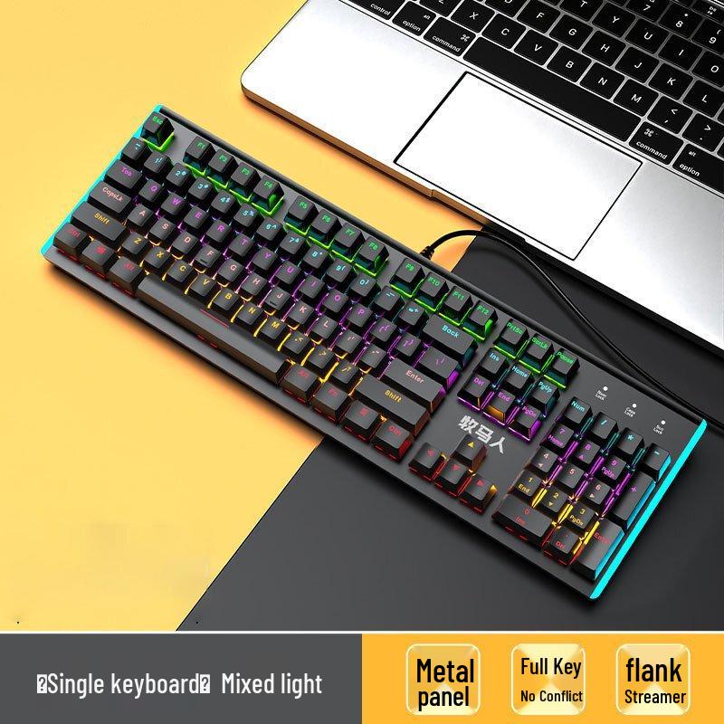 

Cute Wired RGB Gaming Mechanical Keyboard & Mouse Set