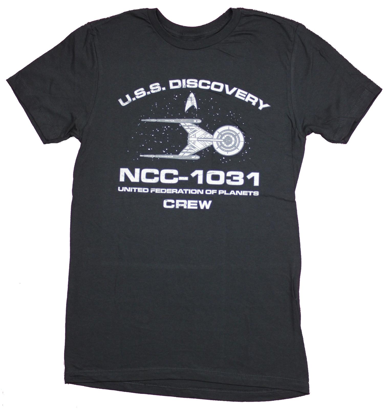 Star Trek Discovery Mens T-shirt U.S.S. Discovery NCC1031 Crew Image XL