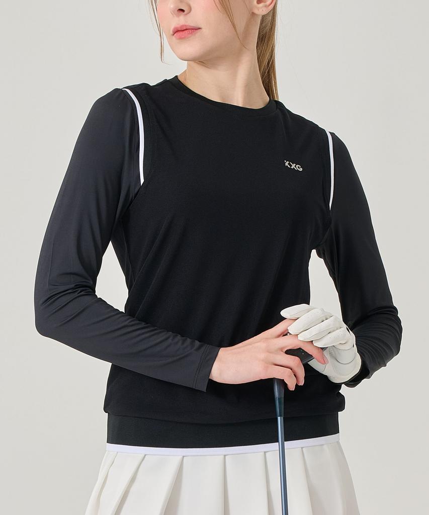 BILTMORE Women'S Golfwear Layered Round T-Shirt
