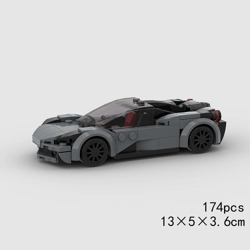 MOC Car Super Race City Speed Sport Pickup Vehicle Model Building Blocks Rally Supercar Racing Bricks Christmas Gift Technical