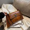 Retro rivet bag women's 2025 spring new textured chain portable shoulder messenger women's bag