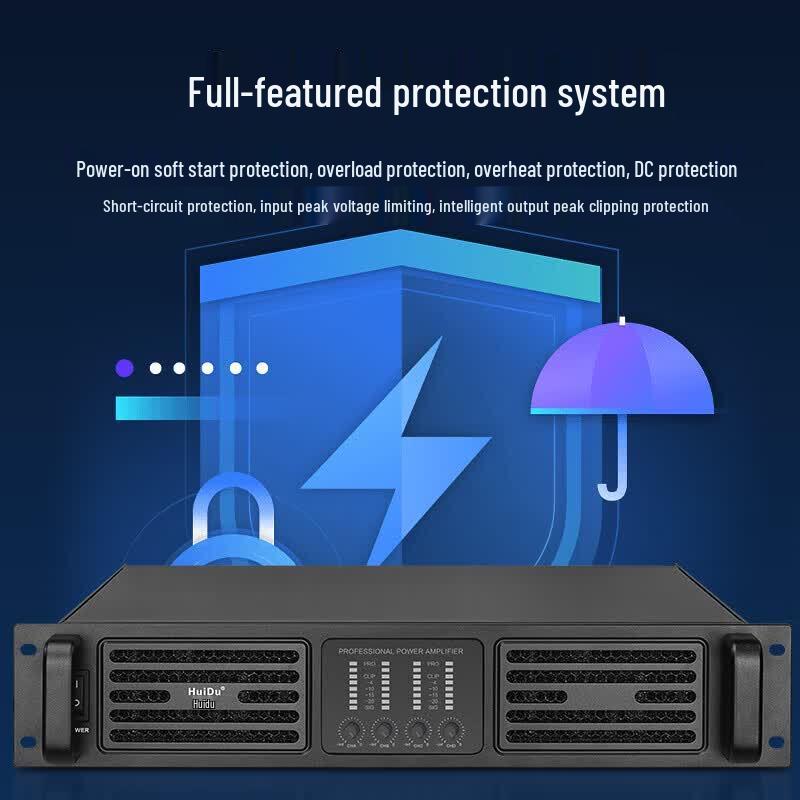 HuiDu KG-21000 2-Channel Professional Power Amplifier (CN version)