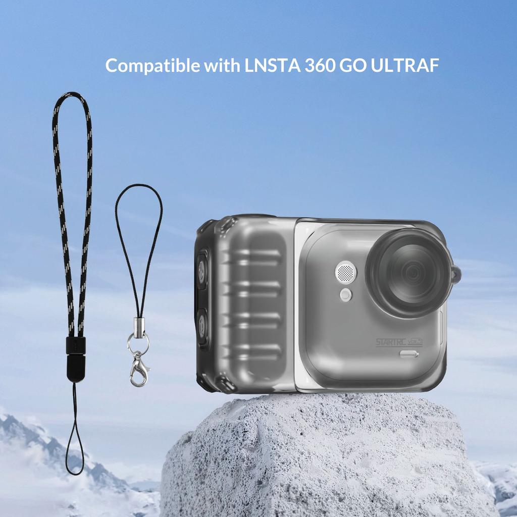 STARTRC For Insta360 Go Ultra Camera Case Anti Scratch TPU Clear Protective Cover