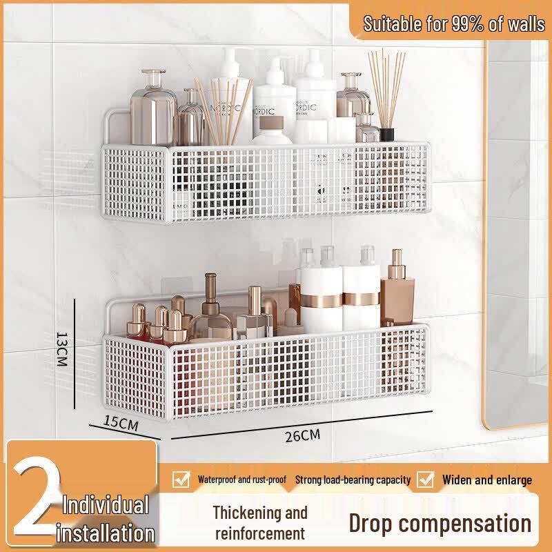 LIEI No-Drill Wall-Mounted Storage Shelf