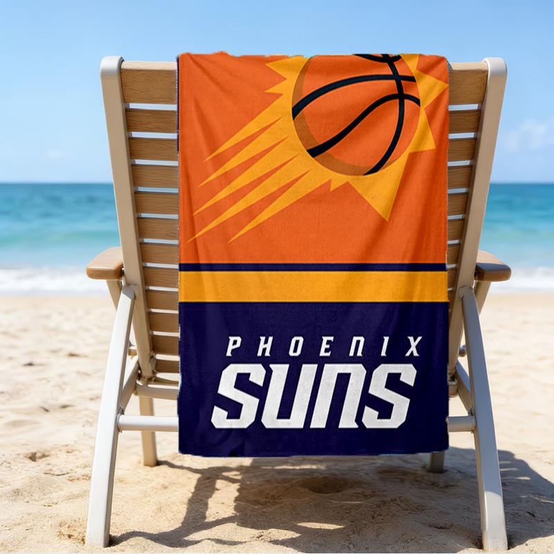 Phoenix Basketball Team Quick-Dry Microfiber Beach Towel Super Soft & Absorbent for Bath, Beach, Travel Bath Time Accessory, Fan Gifts