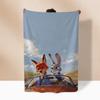 Anime Pattern Blanket Flannel Skin Friendly Non Irritating Suitable For Baby Physique Fans Gift