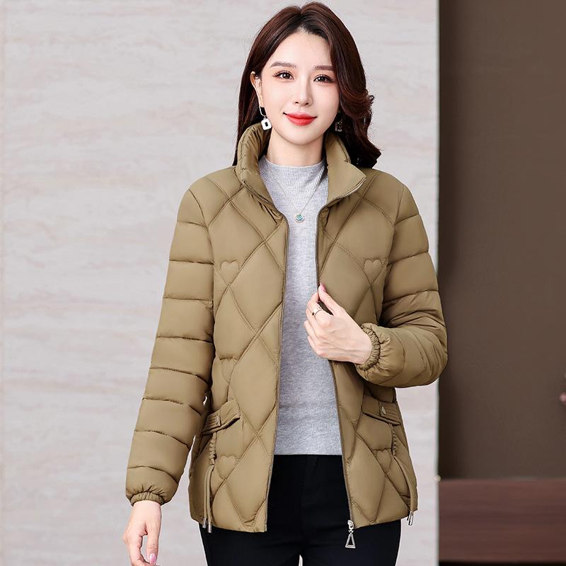Winter Clothes Small Mother Clothes Short Thickened Down Cotton Clothes In the Elderly Large Size Coat