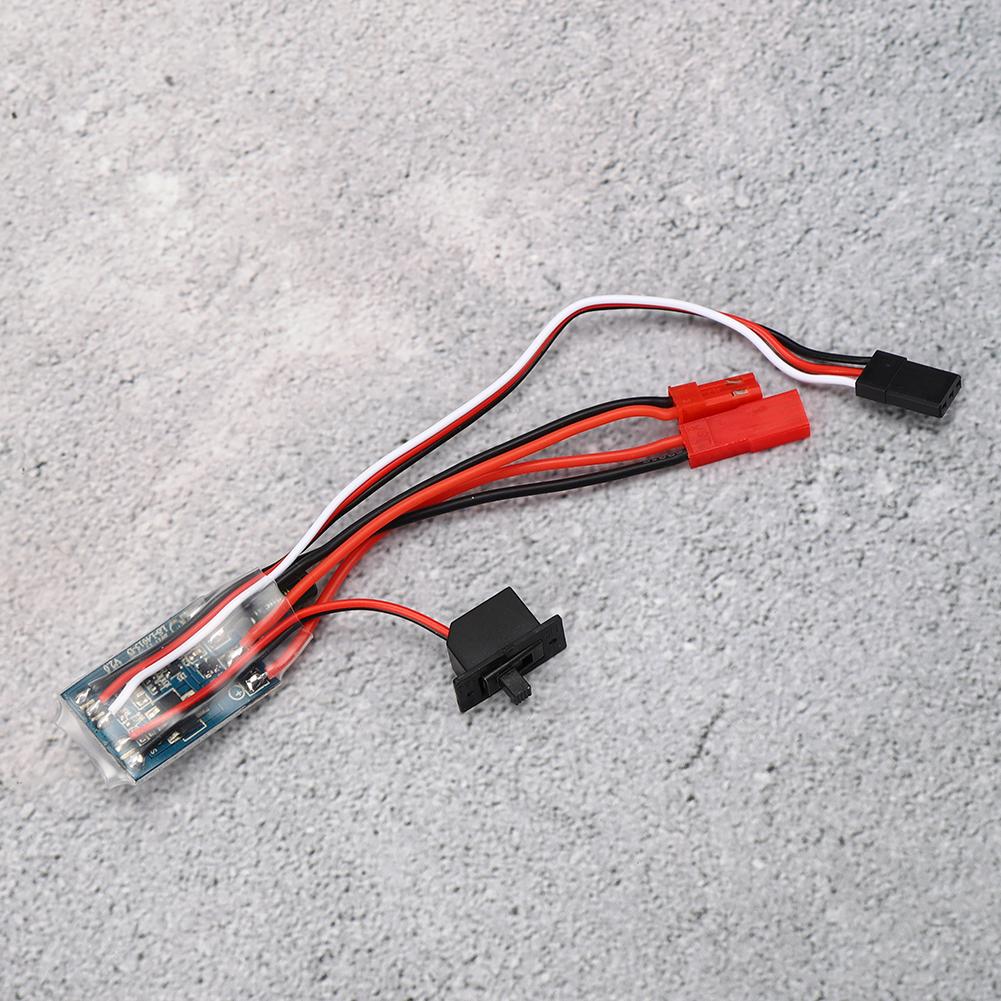 Brushed ESC Bidirectional 30A Electric Speed Controller with Brake for RC Car BoatBlack
