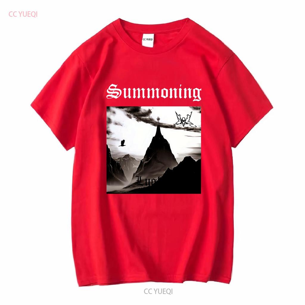 VTG Summoning band black T shirt All sizes S to 345Xl 1F1775 long or short sleeves vintage Washed Versatile Slightly