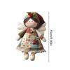 Juego de Árbol de Navidad Hecho a Mano de 6 Pulgadas Decoración Suave Vintage Decoración de Muñeca Suave Kit de Costura Artesanía Acrílica Retro Rural