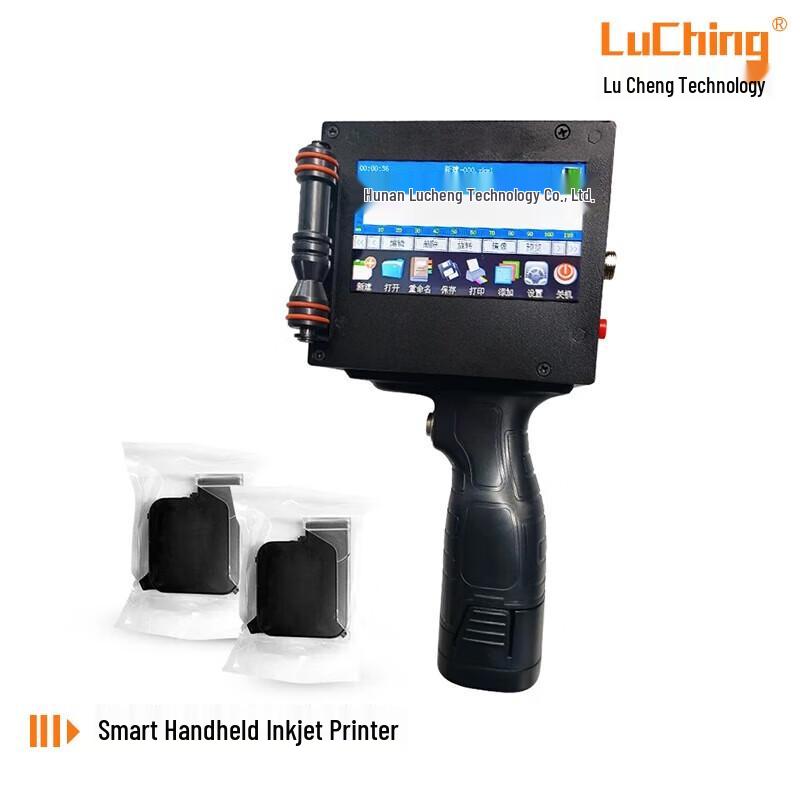 Lucheng LC-S750 Smart Handheld Inkjet Coding Machine черный