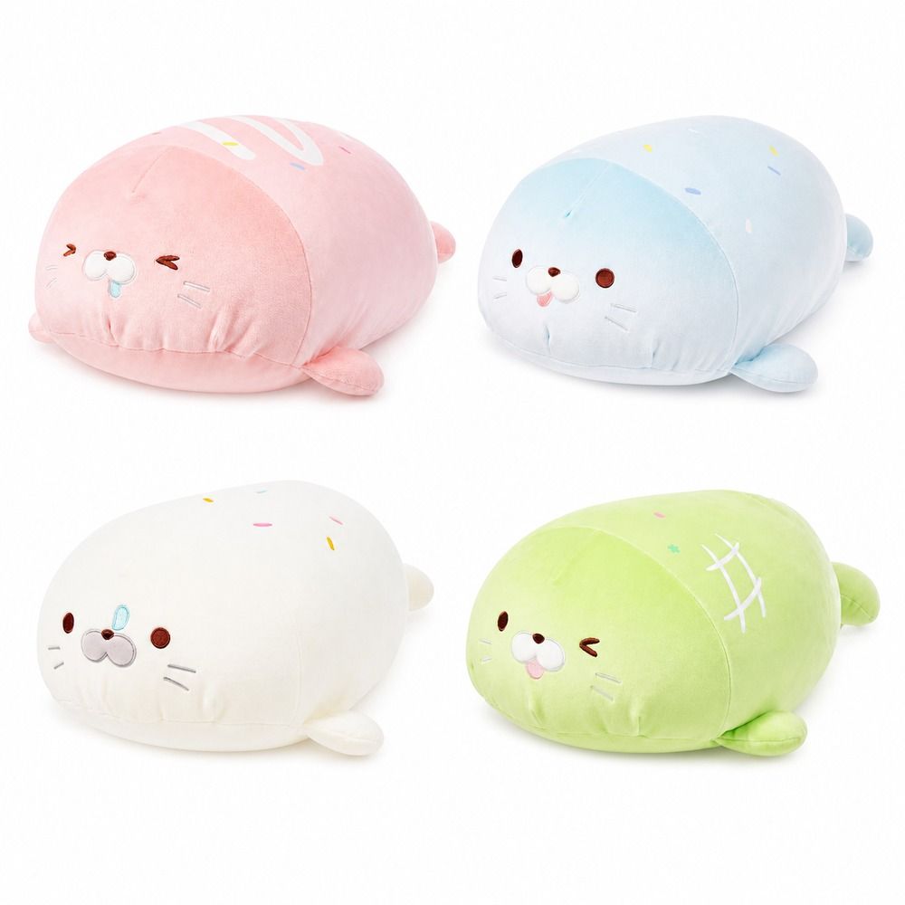 Soft Cuddle Seal Stuffed Animal Cute Seal Shape Ocean Animal Plush Gifts Seal Plush Toy Birthday