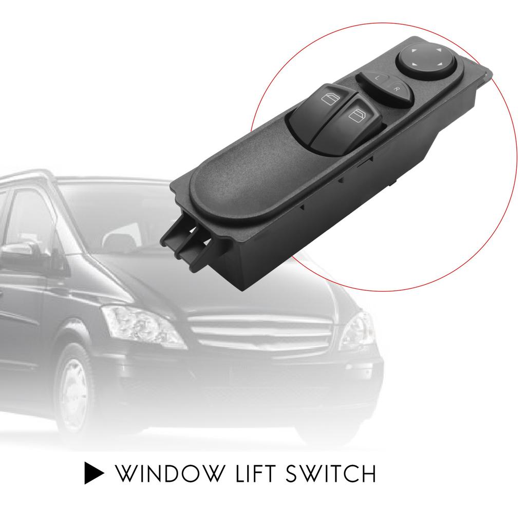 Classy-For Mercedes Benz W639 Vito 2003-2015 Car Power Window Control Switch Front Driver Side Regulator Button A6395450913