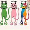 3pcs PVC Cat Bookmarks, Durable Acrylic Material, Colorful Cat Page Markers, Suitable for Readers and Cat Lovers, Suitable for Office and School Use