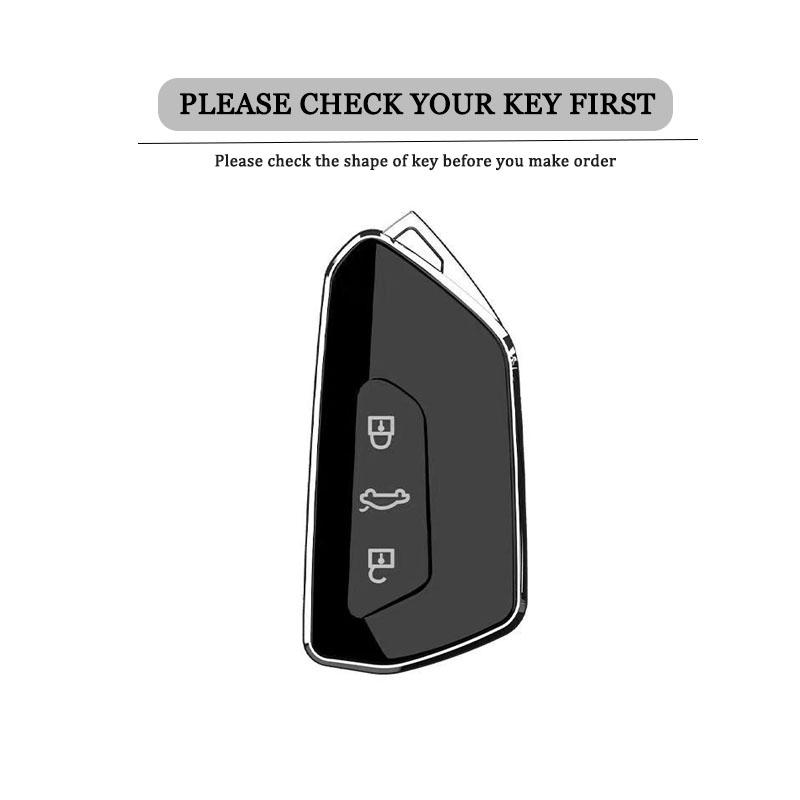 TPU Car Key Case Cover for VW Volkseagen Cupra Formentor Golf 8 MK8 for Skoda Octavia A8 SEAT Leon MK4 Kodiaq 2025 Accessories