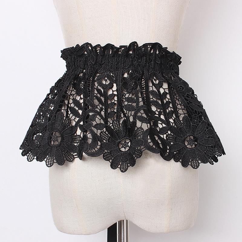 Corsetto con Fiore di Pizzo Fasce a Cintura per Donne Banchetto Elastico Stretto Vita Alta Modellante Cintura Modellante per il Corpo