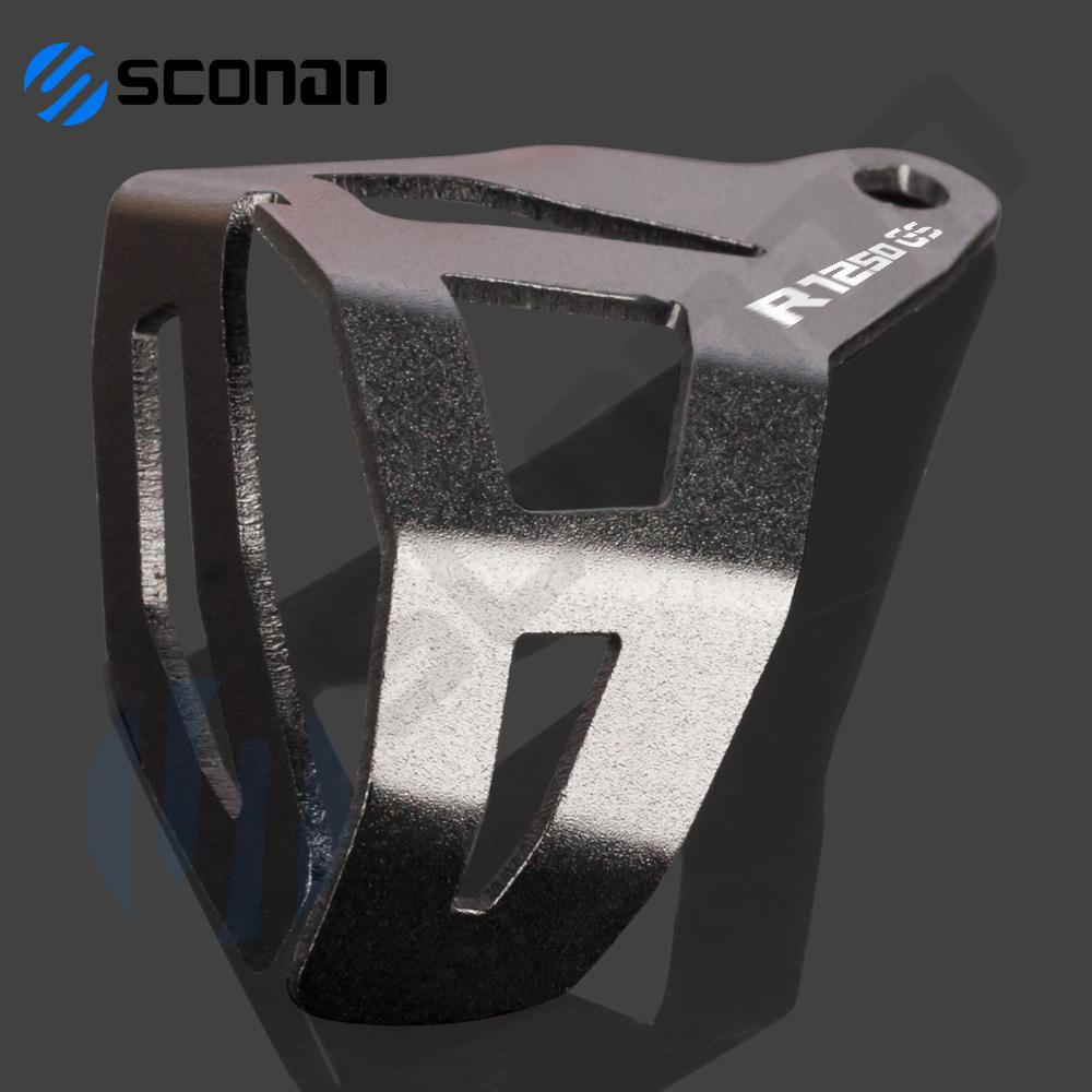 R1250GS HP Rear Brake Fluid Tank Reservoir Guard Cover Protector Motorcycle Accessories For BMW R 1250GS ADV R1250 GS