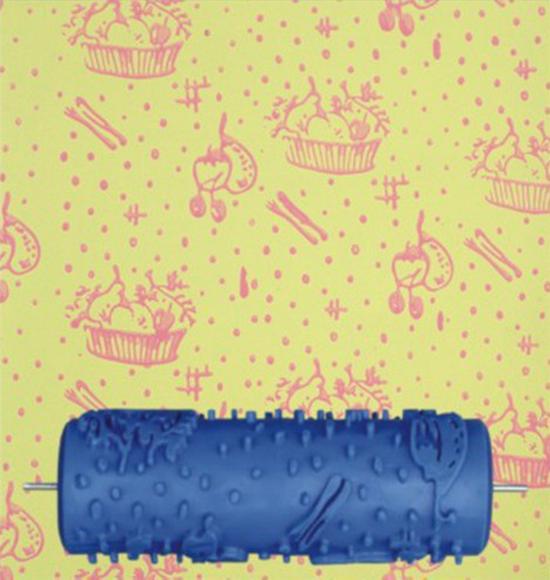 5-Inch Liquid Wallpaper Pattern Roller - DIY Stippling & Wall Painting Tool