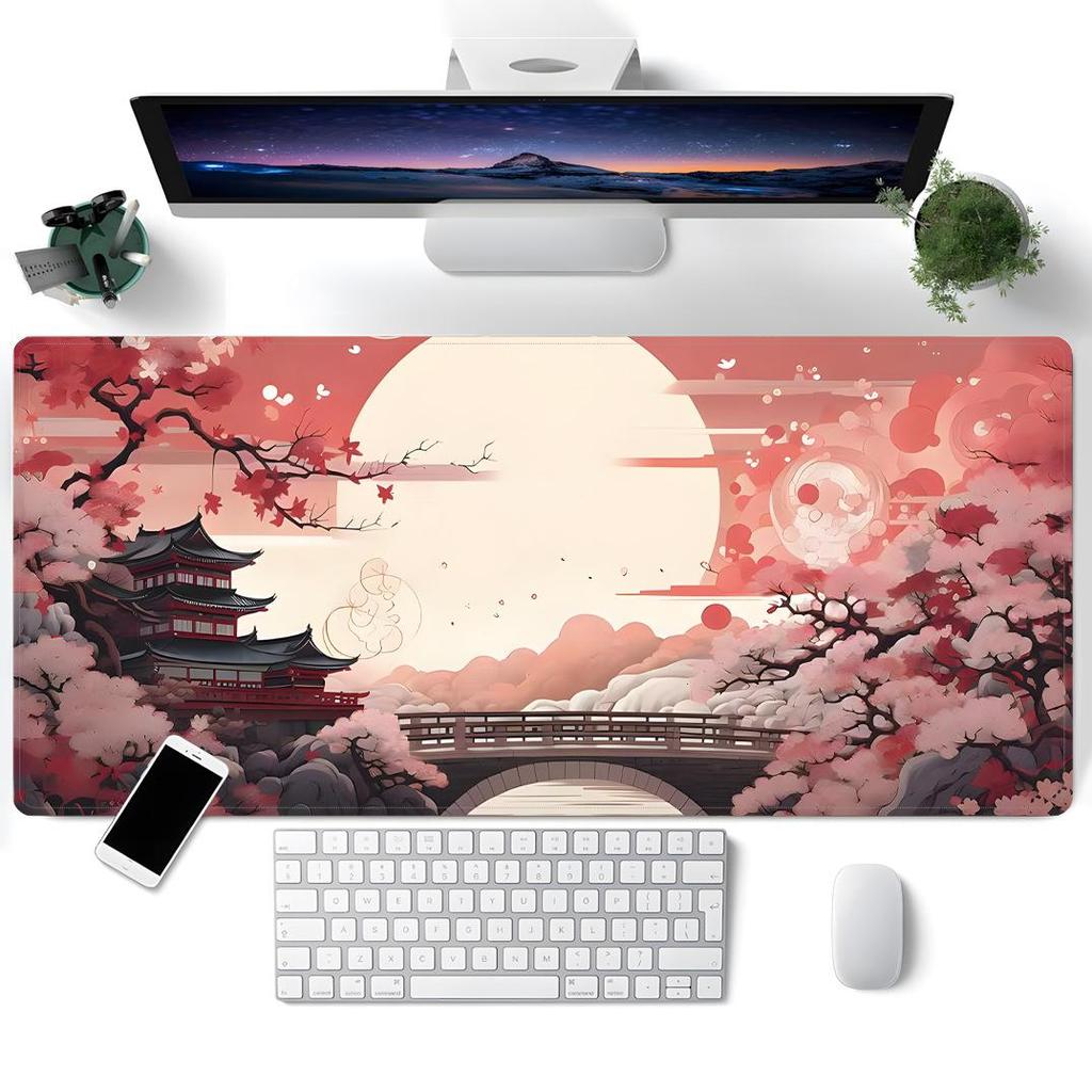 Custom Large Japan Esports Mouse Pad - Non-Slip Office Desk Mat for Laptops
