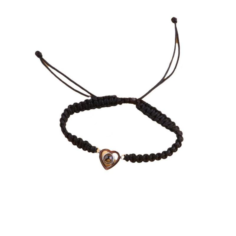 Heart Projection Bracelet: Custom Photo, Unisex Design