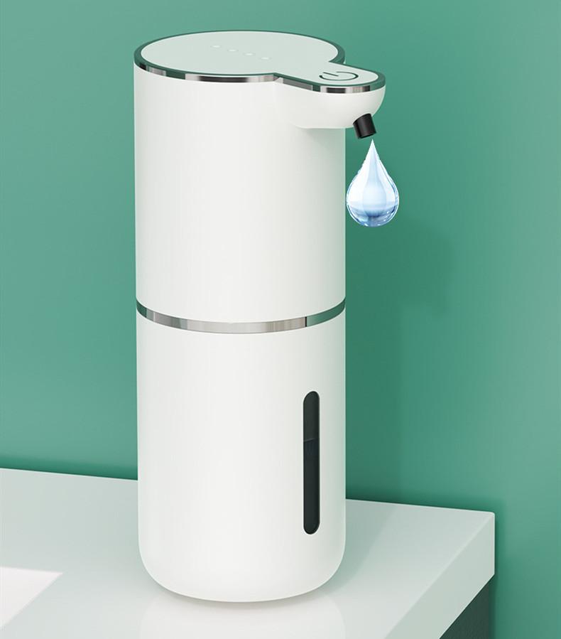 Automatic Hand Soap Dispenser, Touch Free Electric Shampoo Bottle, USB Rechargeable with Infrared Sensor for Bathroom Accessory