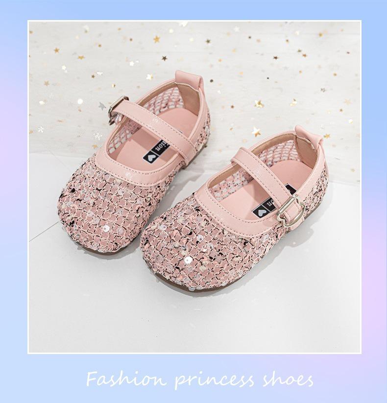 Korean-Style Toddler Summer Sandals: Girls' Breathable Mesh Roman Shoes