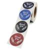 1.5inch 500pcs laser Sticker Thank You Sticker For Envelope Sealing Labels Sticker Black Pink Gold Sticker Stationery Supply