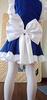 COSSA Izayoi Sakuya Cosplay Costume with Wig, Izayoi Sakuya Style, Anime, Halloween, Stage Outfit, Christmas (M)