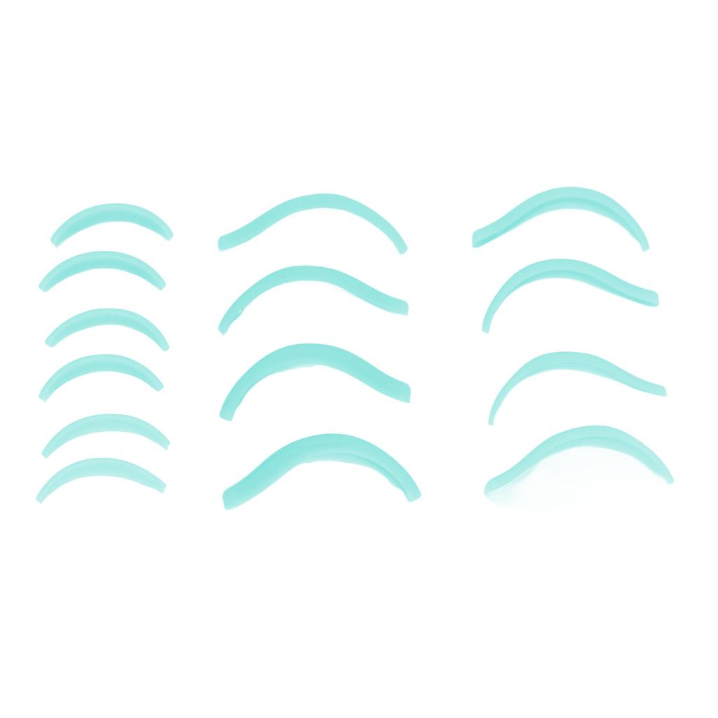 7 Paar Wimpernwelle aus Silikon, verschiedene Größen, wiederverwendbare Wimpernlifting-Pads für Schönheitssalons