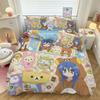 Comic Girl Duvet Cover pillowcase Bedding Bedroom Decoration Children Gift adult Single Double bed Large SizeZip Duvet Cover